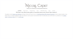 Desktop Screenshot of nicolecadet.com