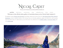Tablet Screenshot of nicolecadet.com